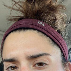 Lululemon burgundy headband